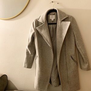 Heather Gray Moto Jacket / Coat